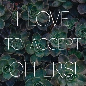 Something you like? Make an offer today!